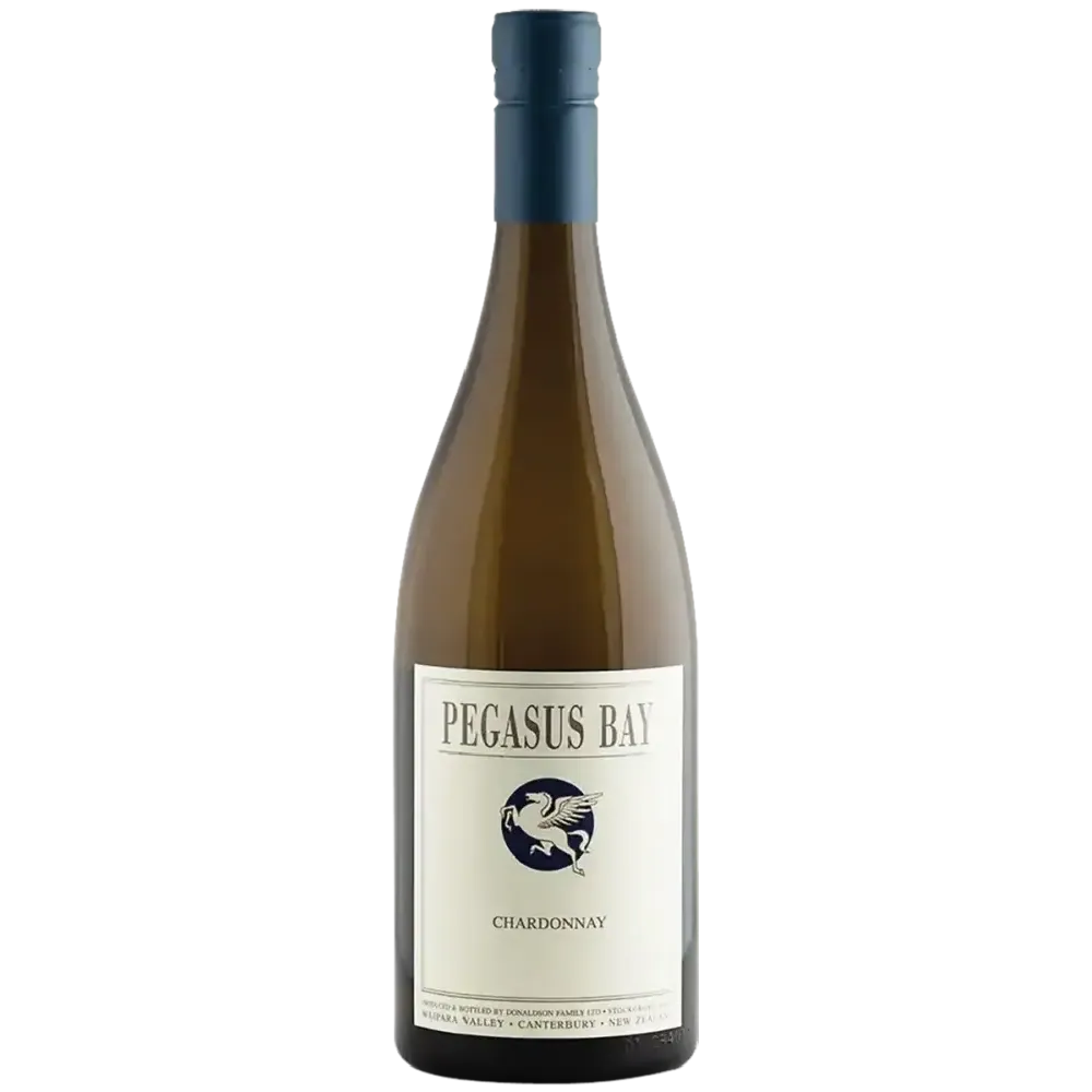 Botella de Pegasus Bay chardonnay 2020