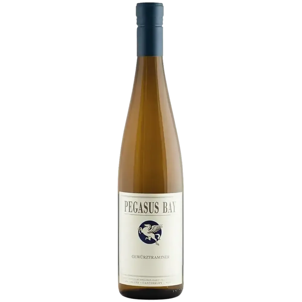 Botella de Pegasus Bay Gewürztraminer 2021
