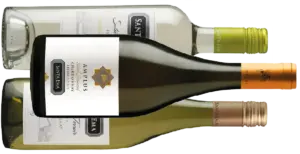Pack de botellas de vino blanco de Chile