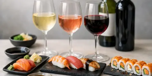 Qué vino acompaña sushi según cada pieza